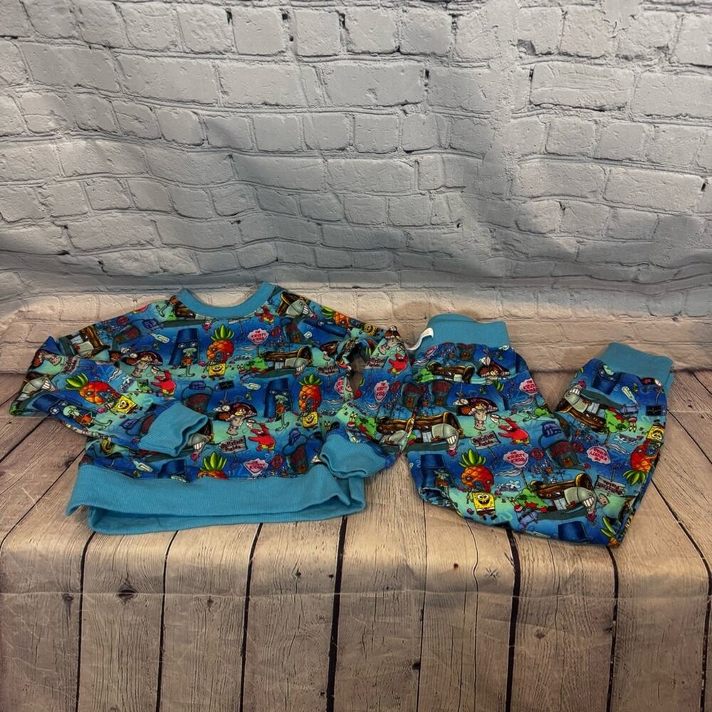 Showstoppers SpongeBob Pattern Jogger Set